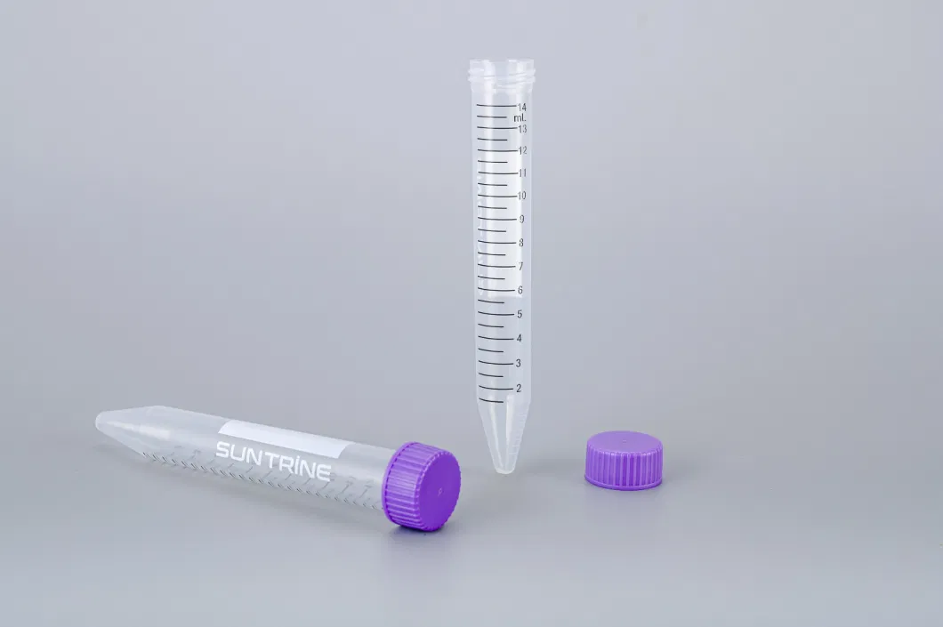 Plastic Tube 15ml Conical Bottom Centrifuge Tube