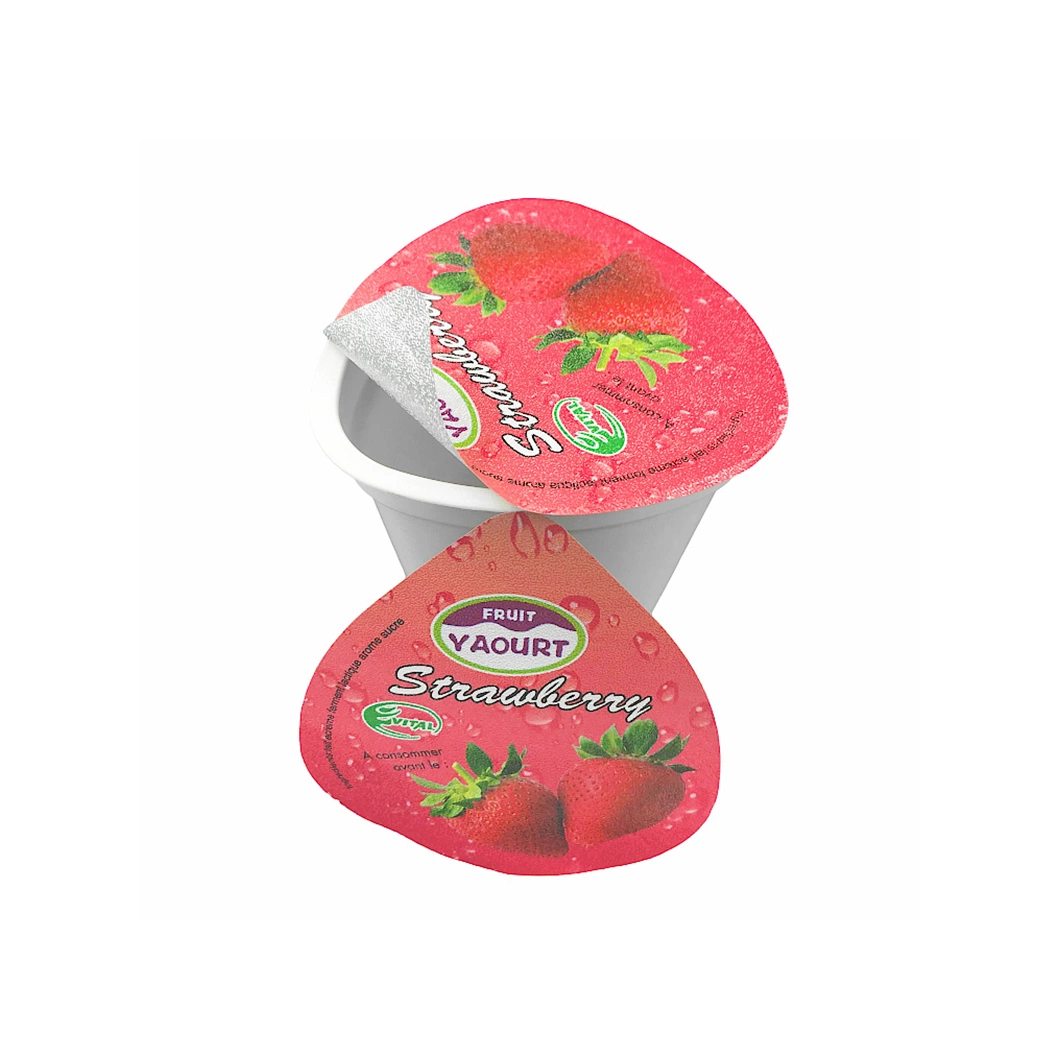 Food Packaging Aluminum Lidding Film Sealing Plastic Cup