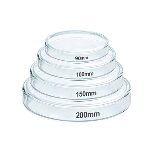 60mm-90mm Sterile Borosilicate Polypropylene Plastic Glass Disposable Petri Dishes