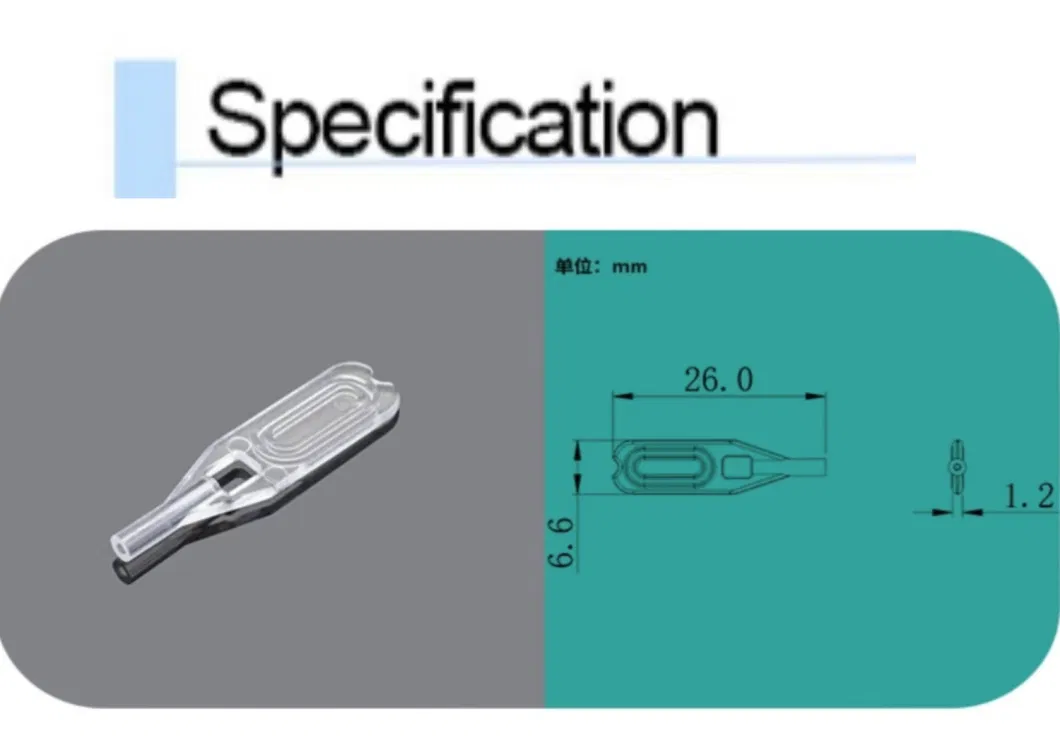 Medical Easy Handling for High Fitting Fixed Volume Blood Tube Sample Collector