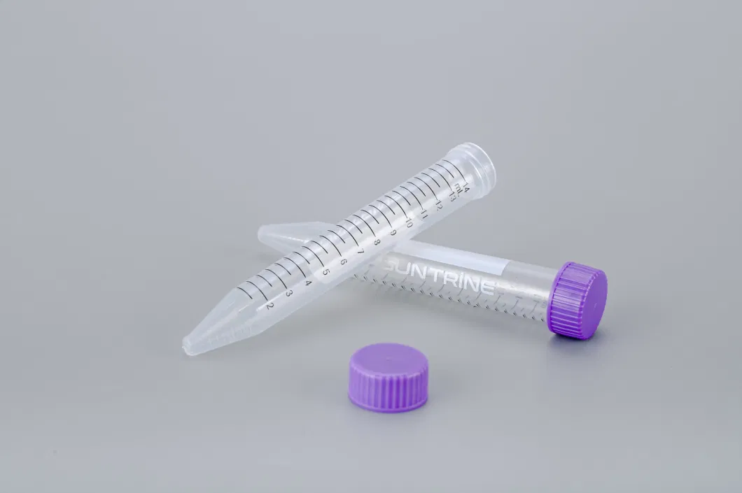 Plastic Tube 15ml Conical Bottom Centrifuge Tube